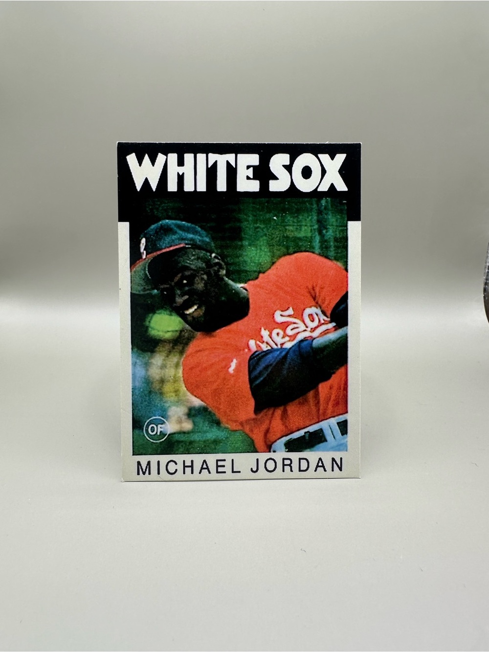 Michael Jordan 1991 Rookie Novelty Baseball Card. Chicago White Sox.